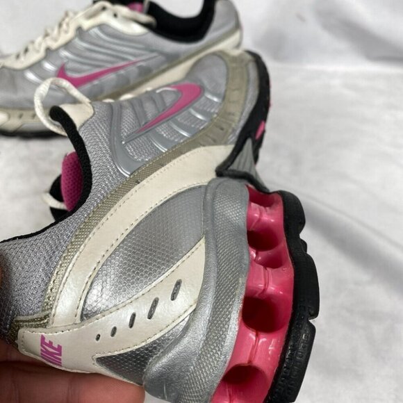 Nike REAX RUN 3 Athletic SHOES SNEAKERS~Women Size 9~Silver Pink 324845-061 - Picture 11 of 16